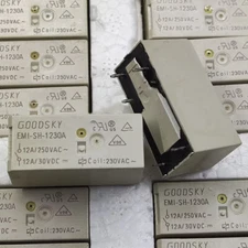 2Pcs Goodsky EMI-SH-1230A 230VAC Power Relay 5Pins 12A 250VAC