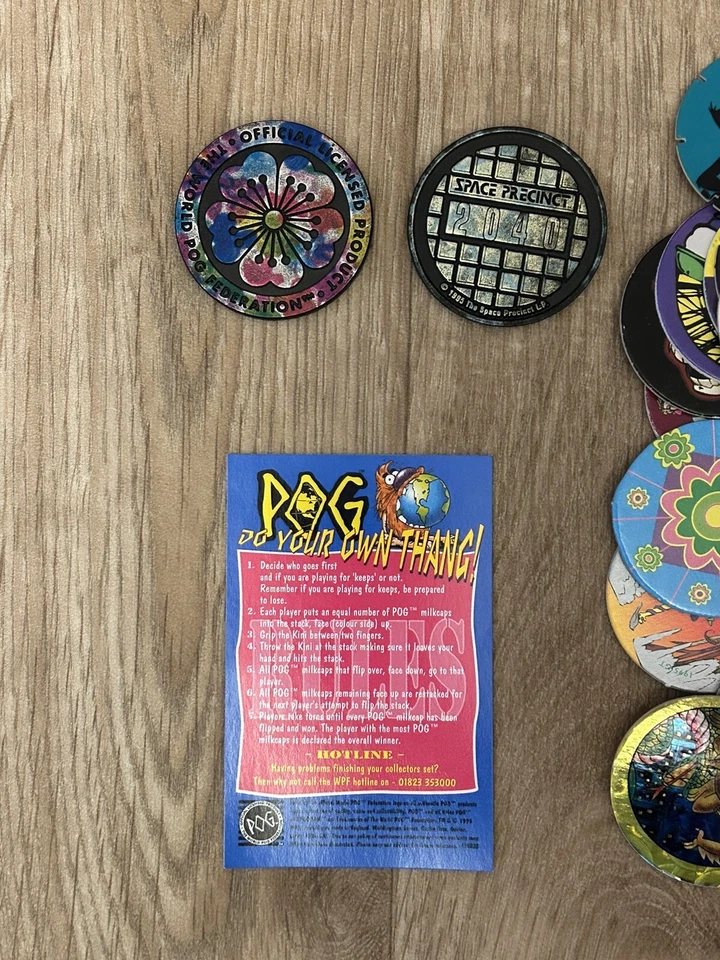 POG bundle x50 +2 Slammers Mix Series 1,2, World Tour WPF Rules Tazo Retro Gift  - Image 3 of 4