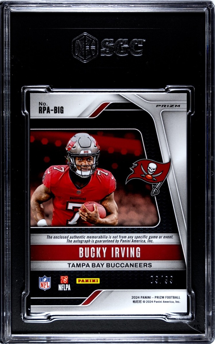 2024 PANINI PRIZM BUCKY IRVING #RPA-BIG, ROOKIE, AUTO, JERSEY