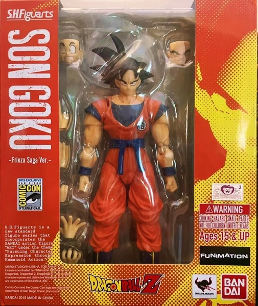 SH Figuarts Son Goku Frieza Saga Exclusive Sdcc 2015 Dragon Ball