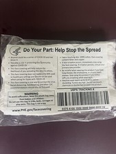 100 Cotton Face Masks - Pack of 5, White - Reusable/ Washable.