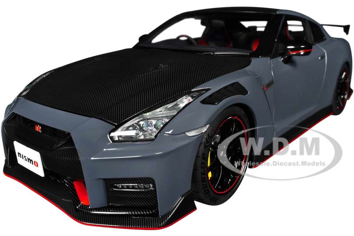 2022 NISSAN GT-R (R35) NISMO RHD STEALTH GRAY 1/18 MODEL CAR BY