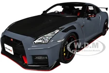 2022 NISSAN GT-R (R35) NISMO RHD STEALTH GRAY 1/18 MODEL CAR BY AUTOART AA77505