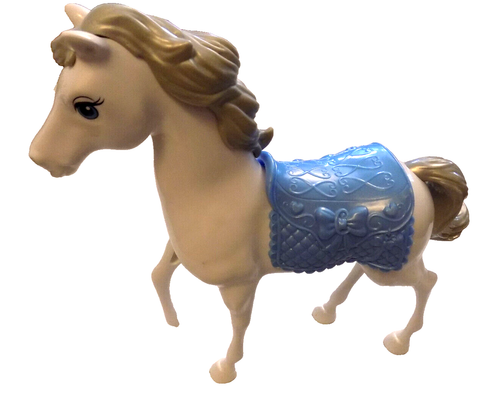 2012 Disney Princess 12" Cinderella Royal Pferd weiß mit silberner Mähne blau Sattel - Bild 2 von 6
