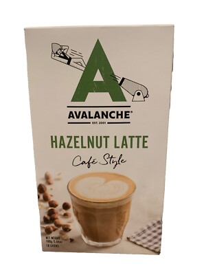 Avalanche Hazelnut Latte Coffee Drink Mix Cafe Style 10 sticks 5 oz New Zealand