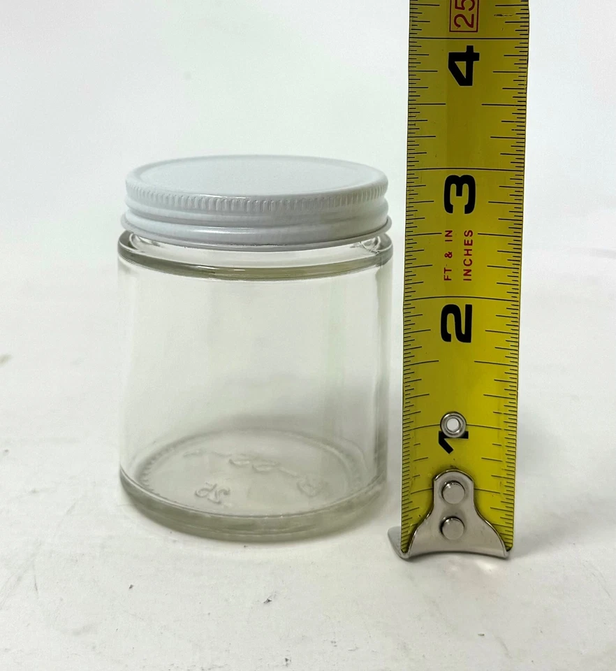 4oz Glass Jars Short with Metal Lids 48pk - BRAND NEW - Image 2 of 3