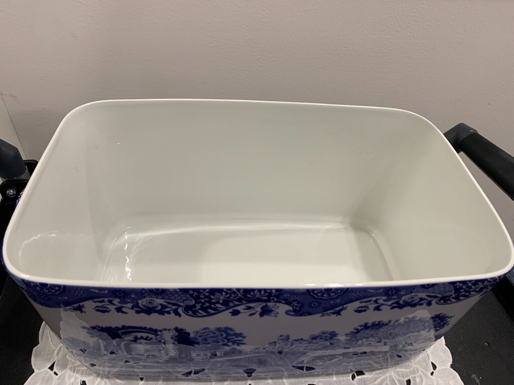 Spode Blue Italian bread box(England) eBay