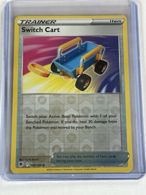 Switch Cart - 154/189 - Reverse Holo - SWSH Astral Radiance - Pokemon Card  NM-M