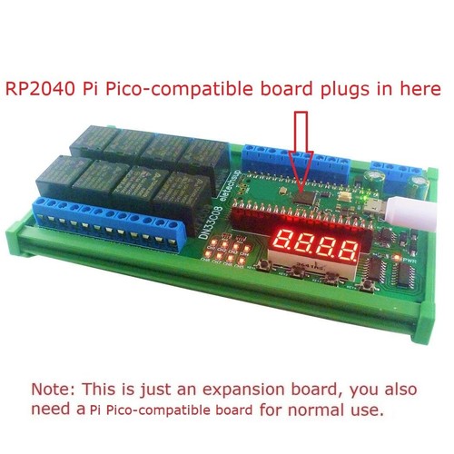 8Ch Rs485 Simple Plc Io Scheda di Espansione Modulo Relè Ritardo Multifunzione - Foto 4 di 12