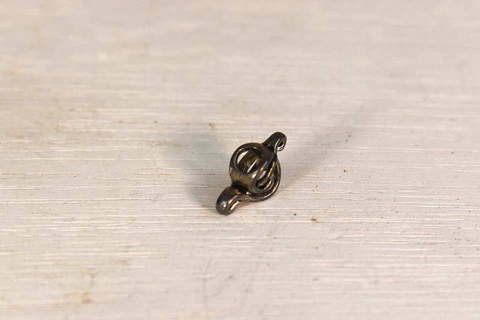 Berloque de pulseira de música vintage prata clave aguda tamanho furo 5mm - Imagem 4 de 4