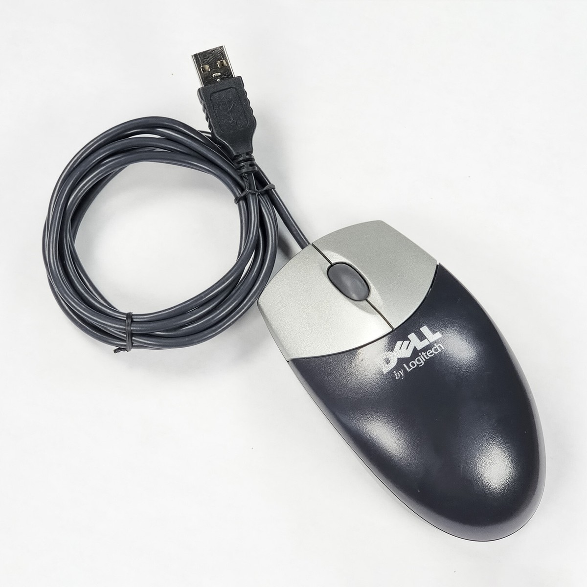 Dell by Logitech M-UR69 Mouse USB Optical Scroll Wheel Clean