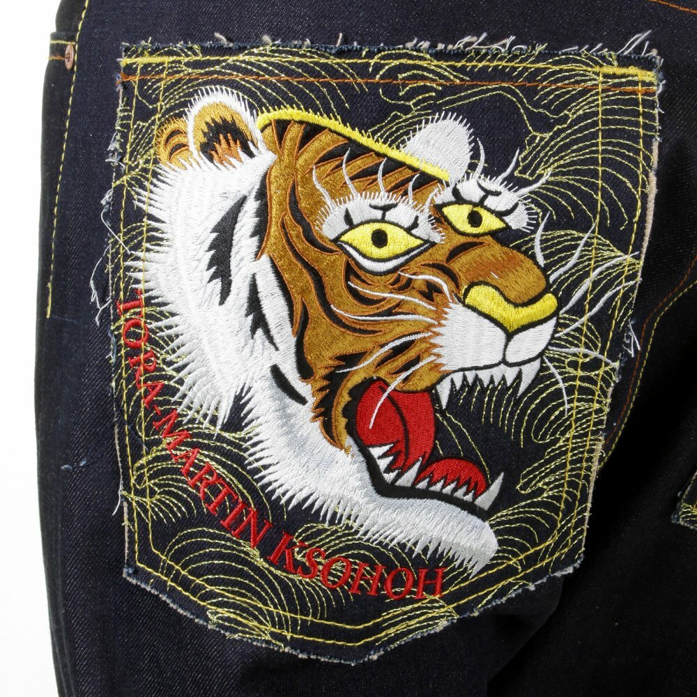 rmkページ② RMC JEANS RMC Martin Ksohoh slim cut Vintage Tiger face 1001