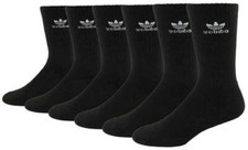 Adidas Men's Originals Crew Socks Black