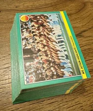 1984 Fleer Team Action Football Football Cards 1-88 (EX-NM) - Complete Your Set