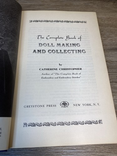 The Complete Book of Doll Making and Collecting, Catherine Christopher 1949 - Picture 8 of 19