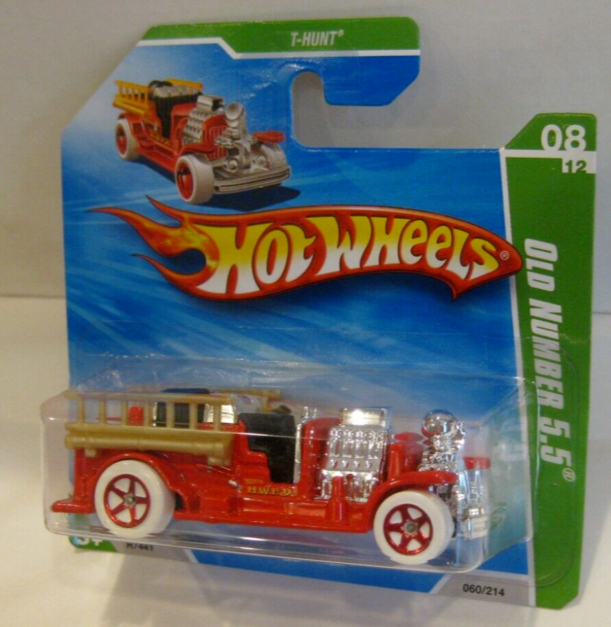 Hot Wheels Short Card Treasure Hunt 1925 Seagrave Pumper 5.5 MOC