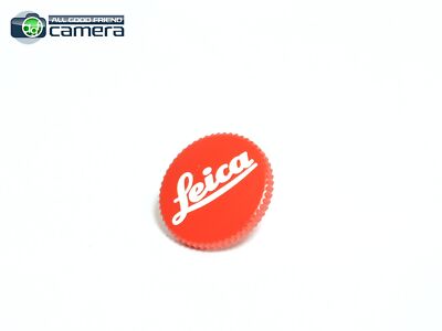 Leica Soft Release Button 12mm Red 14010 for M Series Cameras