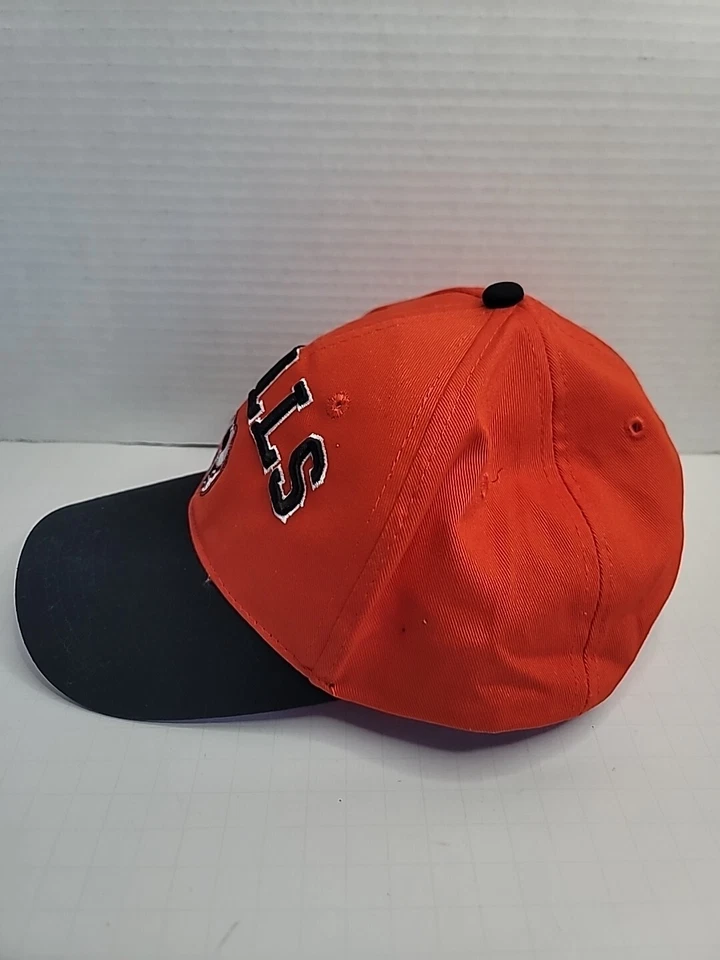 Birmingham Bulls Hat Cap Coca Cola Metal Heads Orange Black Adjustable GUC - Image 2 of 4