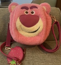 Disney Toy Story 3 Lotso Loungefly Crossbody Plush Bag Purse NWOT