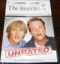 The Internship NEW - DVD, 2013, Widescreen Unrated - Vince Vaughn Owen Wilson