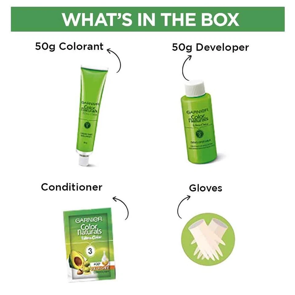 Garnier Hair Colouring Creme, 7.3 Golden Brown Shade, For Shiny Hair 55ml+50gm - image 4 of 4