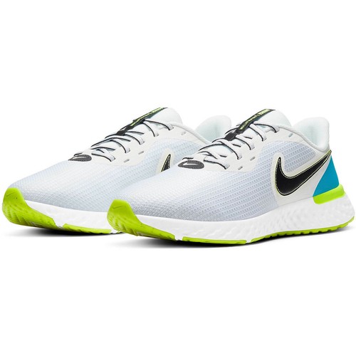 NIB NIKE CZ8591-102 MEN NIKE REVOLUTION 5 EXT RUNNING WHITE/BLUE SHOES  SNEAKERS | eBay