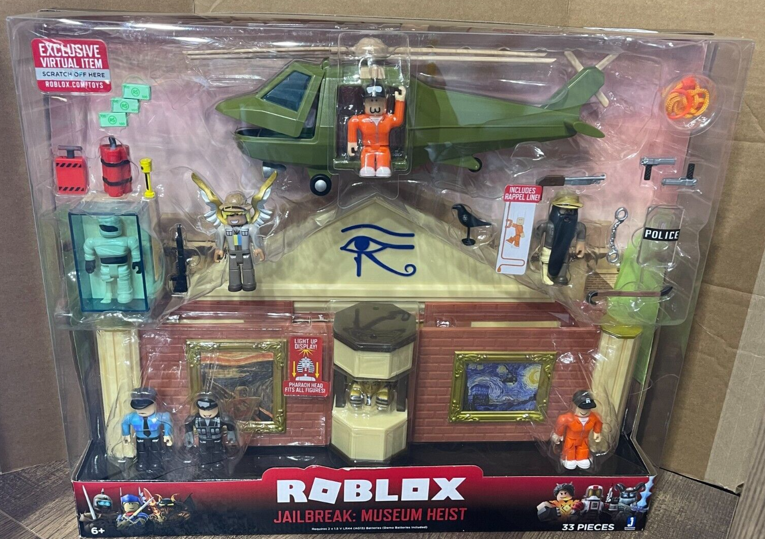 Roblox Desktop Series Jailbreak Museum Heist 3 Playset Jazwares