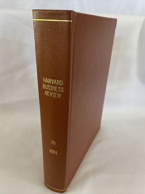 2001 Harvard Business Review Magazine #79 Bound Volume (BM107)
