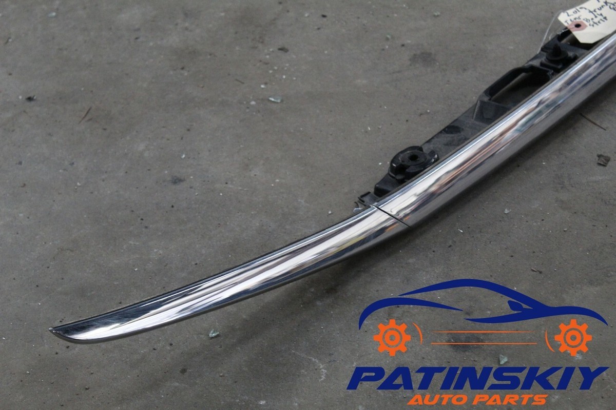 2015 MAZDA 6 REAR TRUNK BODY CHROME TRIM PLASTIC BACK EXTERIOR