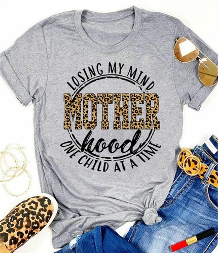 Women Leopard Mama Mom Mother Hood 