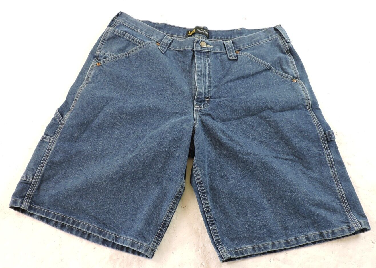 Lees Mens 36 Waist 10.5" Inseam Heavyweight Denim Carpenter Shorts eBay