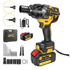 2500NM HIGH TORQUE 1/2 IMPACT WRENCH BRUSHLESS CORDLESS BATTERY IMPACT GUN KIT