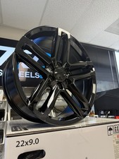 22x9 Voxx Replica Trail Boss Gloss Black Wheels 6x5.5 24mm Set Of 4 Chevrolet