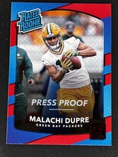 2017 Donruss #347 Malachi Dupre Press Proof Blue