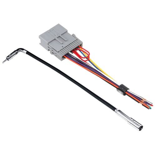 Car Radio Wiring Harness with Antenna Adapter Connector Plug Replacement for ...