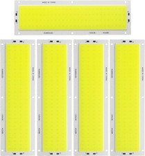 5 Pack COB LED Bar Lamp Module, 1600LM 16W Light Strip, DC 12V, 4.7X1.4In