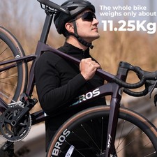 ROCKBROS FLR-W3 700C Sport Road Bike Aluminum 2×10 Speed w/Hydraulic Disc Brakes 4