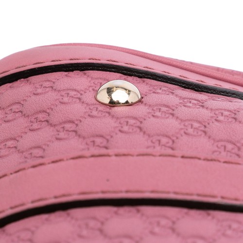 Authenticated Gucci Small Microguccissima Joy Boston Bag Pink - Picture 8 of 12