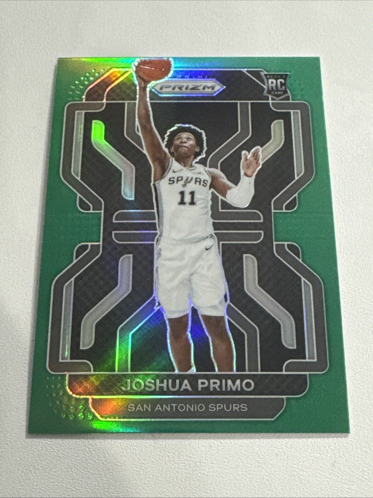 2021-22 Panini Prizm - Joshua Primo #298 Green Prizm (RC)