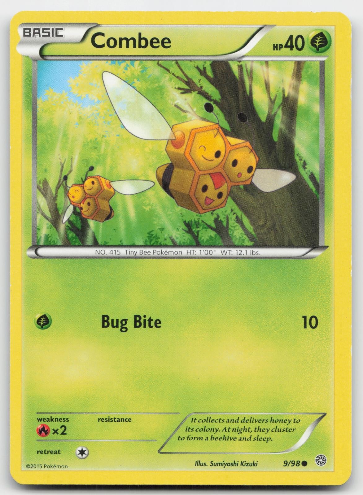Combee 9/98 Common Ancient Origins Pokemon LP