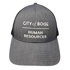 City Of Boise Human Resources Snapback Trucker Hat Gray One Size The North Face
