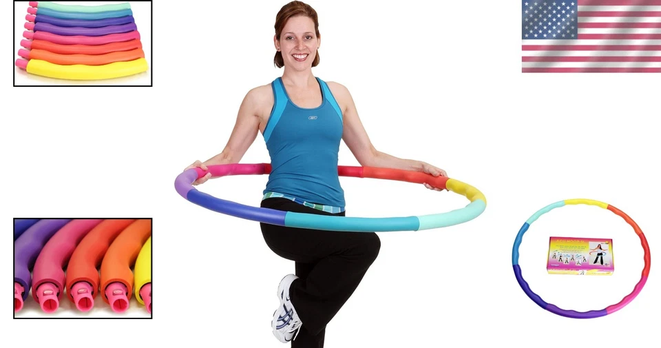 Aro ACU 5L aro grande con peso para fitness - arco iris Foto 2 de 4