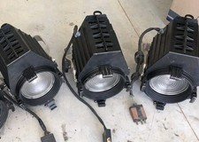 Lot Of 3 Altman Theater Lights 1KAF 6" Fresnel Stage 1000W