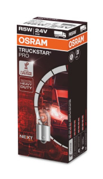 GlüHlampe Schlussleuchte Truckstar® PRO (Next Gen) Ams-Osram 5627TSP 5W 24V R5W-image