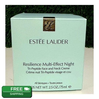 Estee Lauder Resilience Multi-Effect Night Tri-Peptide Face Neck Creme 2.5oz NIB