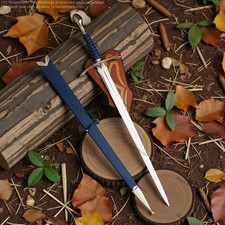 Glamdring Sword W Scabbard & Plaque Lord Of The Rings Gandalf Medieval Fantasy