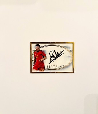2025 Futera Unique World - Alejandro Balde Elite 24kt Gold Frame Autograph /9