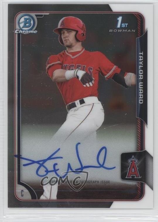 2015 Bowman Draft Chrome Draft Pick Auto Taylor Ward #BCA-TW Auto 6u5