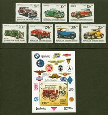 Guinea-Bissau, Scott# 545-52, Vintage Cars / Automobiles, 1984 VF MNH Set of 8
