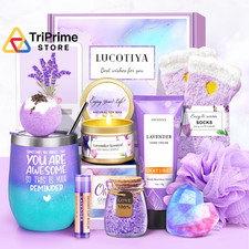 LUCOTIYA Gifts for Women, Mothers Day Gift Basket Woman Birthday Purple